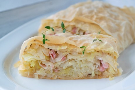 Schneller Sauerkrautstrudel