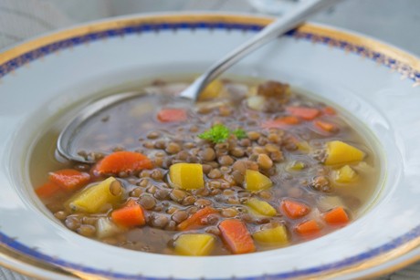 Pastinaken - Linsen - Suppe
