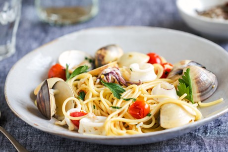 Spaghetti mit Meeresfrüchten