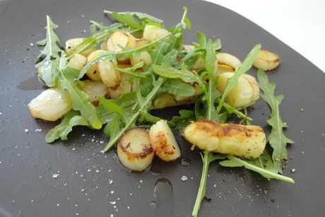 Spargelsalat mit Rucola