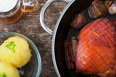Schweinebraten mit Bier