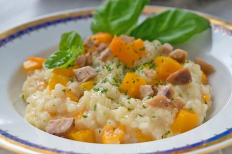 Kürbis-Risotto