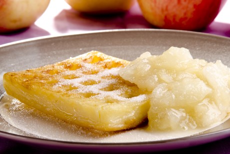 Apfel-Zimt-Waffeln
