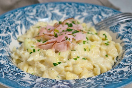 Spätzlepfanne Sauerkraut