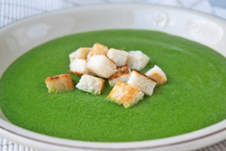 Spinatcremesuppe