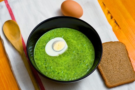 Einfache Spinatcremesuppe