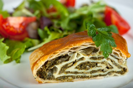 Spinatstrudel