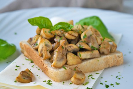 Champignon-Brötchen