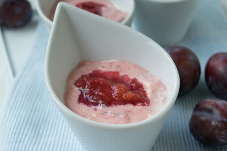 Zwetschken-Topfen-Creme