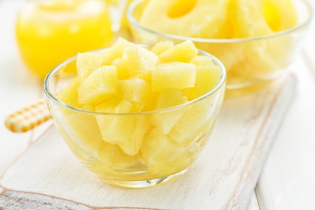 Ananas im Schnellkochtopf mariniert