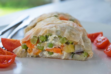 Strudel mit Gemüse