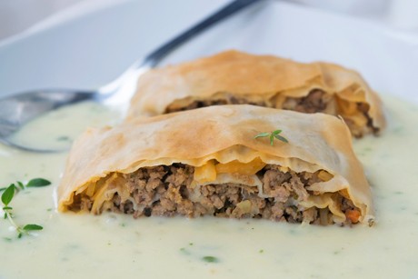 Strudel mit Faschiertem