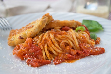 Tomatensauce für Piccata Milanese