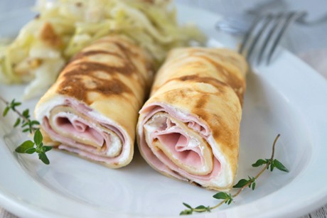 Mortadella-Palatschinken