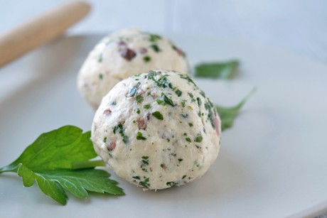 Pikante Topfenknödel