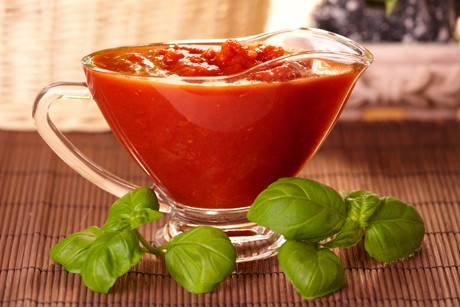 Tomatenketchup mit Apfel