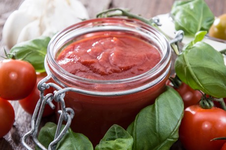 Tomatenketchup mit Gelierzucker