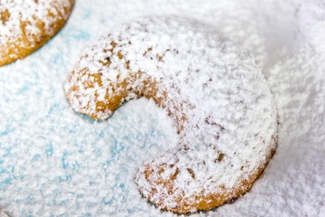 Vanillekipferl Teig mit Ei