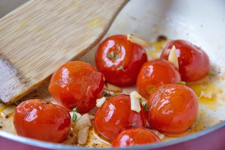 Karamellisierte Tomaten