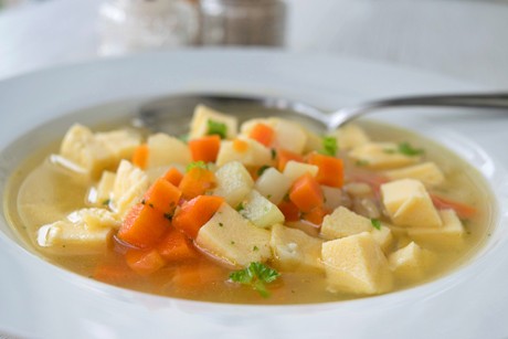 Eierstichsuppe