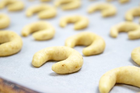 Einfache Vanillekipferl