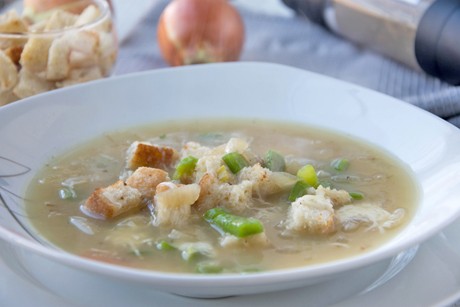 Bunte Zwiebelsuppe