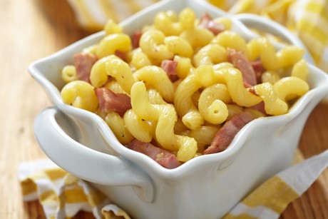 Makkaroni mit Schinken