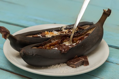 Bananen aus dem Rohr