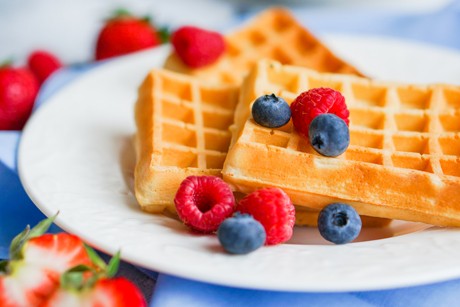 Waffeln mit Buttermilch