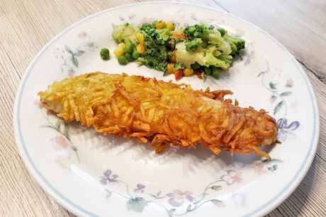 Zanderfilet mit Kartoffelkruste