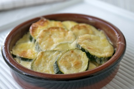 Gratinierte Zucchini