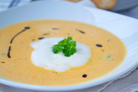Stangenkürbis Suppe