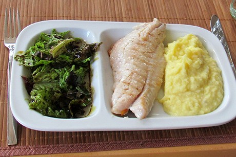 Gebratenes Rotbarschfilet