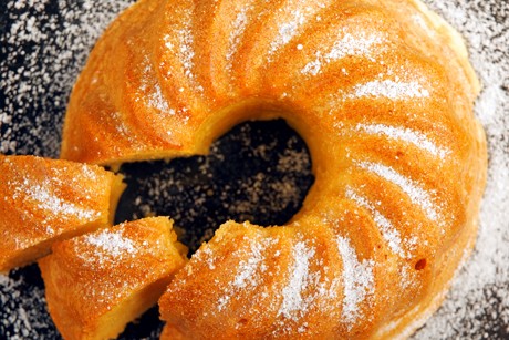 Saftiger Vanillekuchen