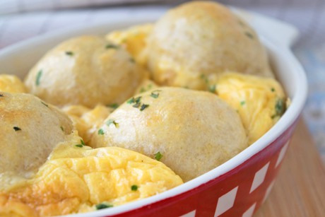 Speckknödel mit Kartoffelteig