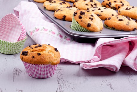 Muffins mit Schokoladenstücke