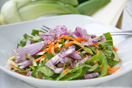 Pak Choi Gemüsesalat