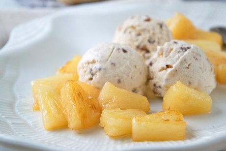 Karamellisierte Ananas