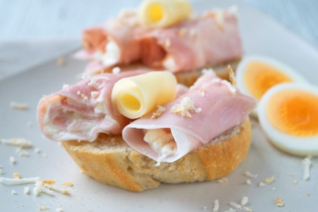 Schinkenrolle mit Kren