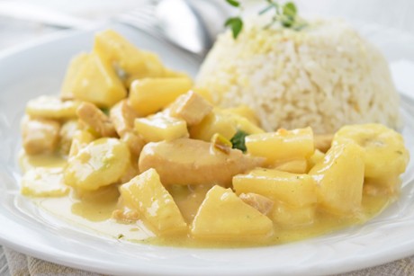 Putengeschnetzeltes mit Curry
