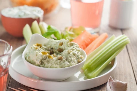 Zucchinimus mit Feta