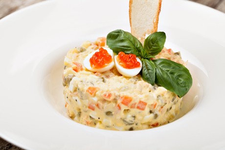 Einfacher Eiersalat