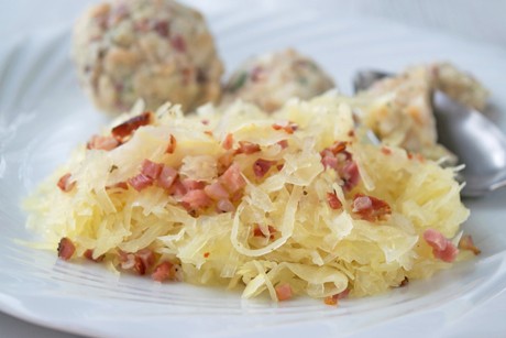 Sauerkraut mit Speck