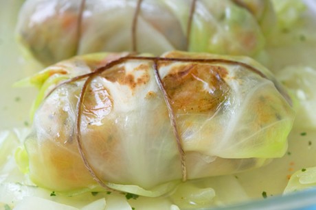 Krautrouladen mit Faschiertem