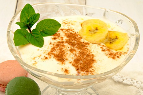 Bananencreme mit Eierlikör