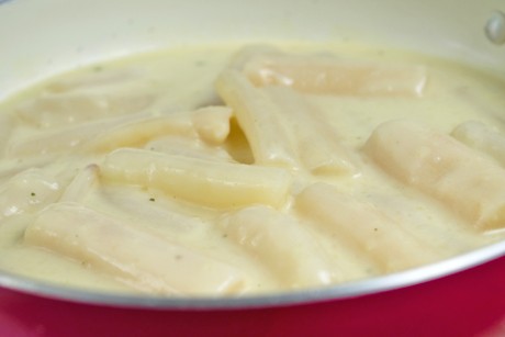 Schwarzwurzeln in Zitronensauce