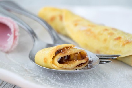 Palatschinken mit Nutella