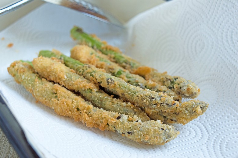 Parnierter Spargel