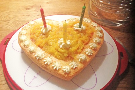 Pfirsichkuchen