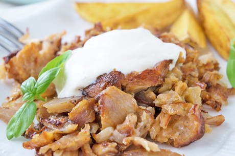 Gyrospfanne mit Kartoffeln